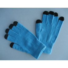 10g Polyester Liner Five Finger Touch Screen Glove-T5102